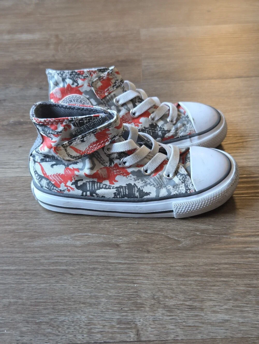 Converse Chuck Taylor All-Star 1V Dino Haze Toddler Child High Top Shoes size 8